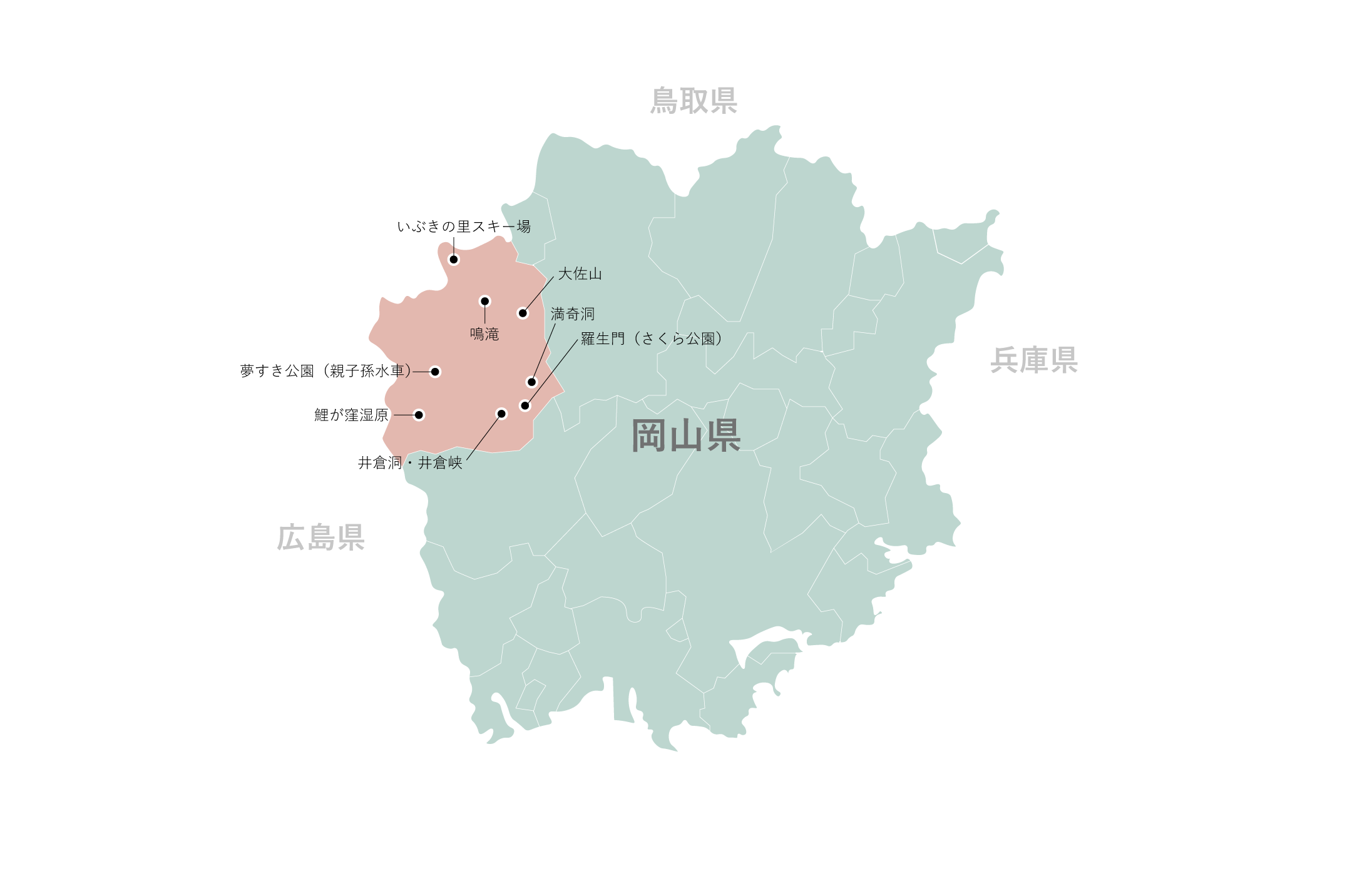 岡山地図